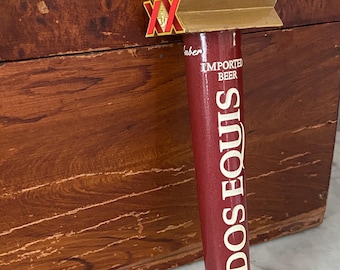Dos Equis Amber Beer Tap Handle 7&quot; – Mexican Lager Barware Collectible