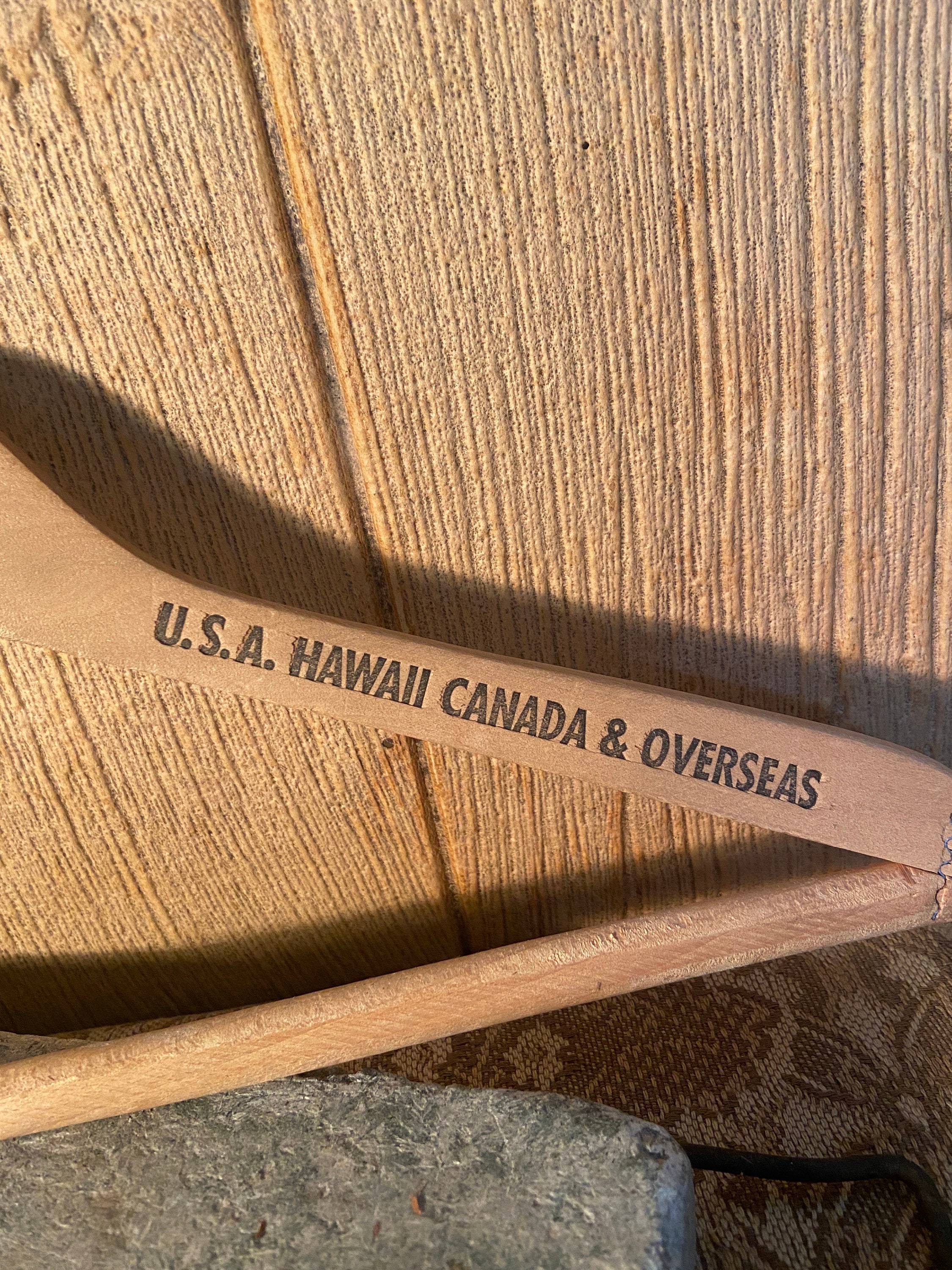 送料無料 SHERATON Hotel シェラトンホテル ヴィンテージ木製ハンガー