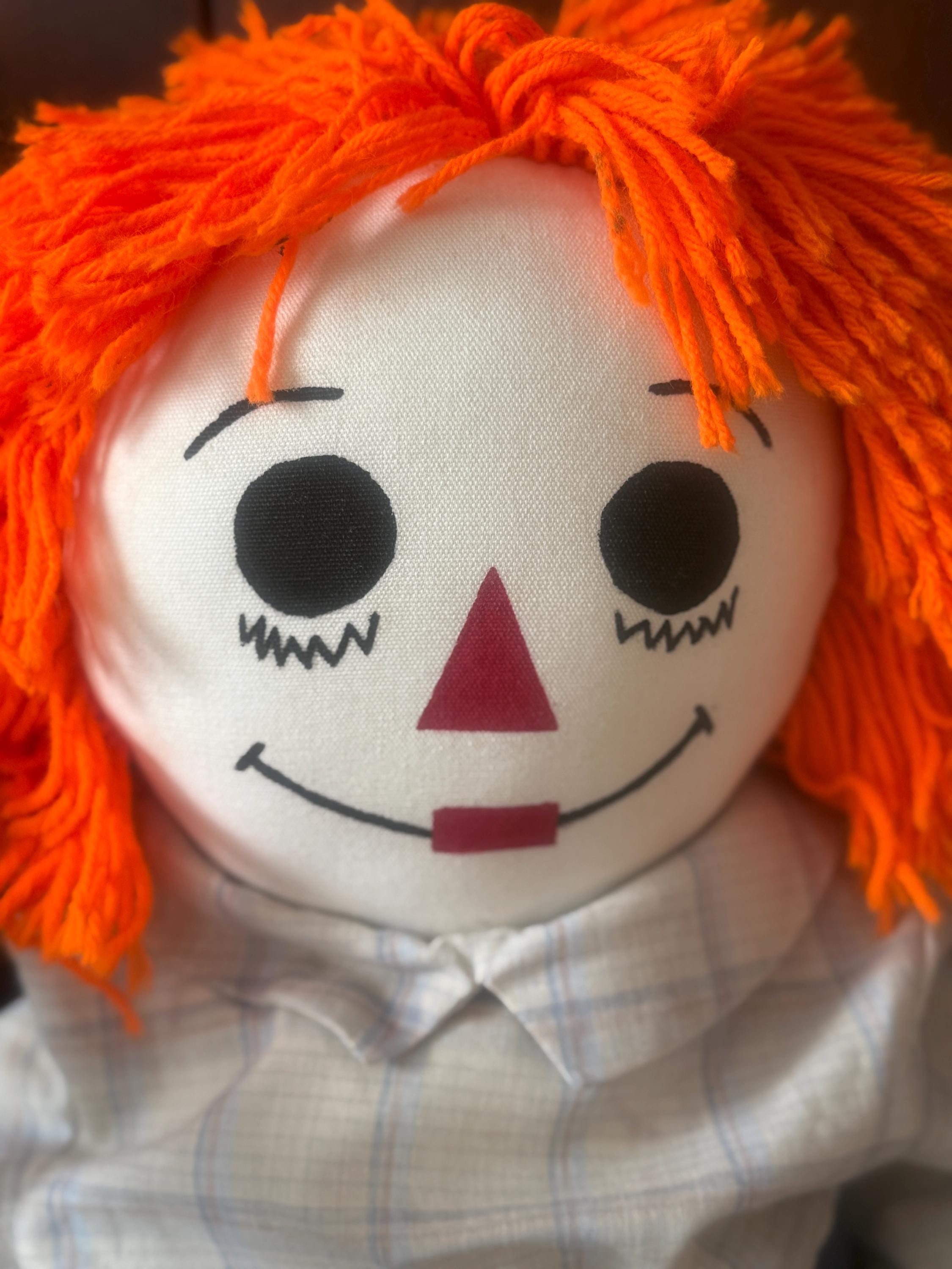 Large 34” Raggedy Ann & Andy Dolls – Vintage Style Pair – Rag Doll