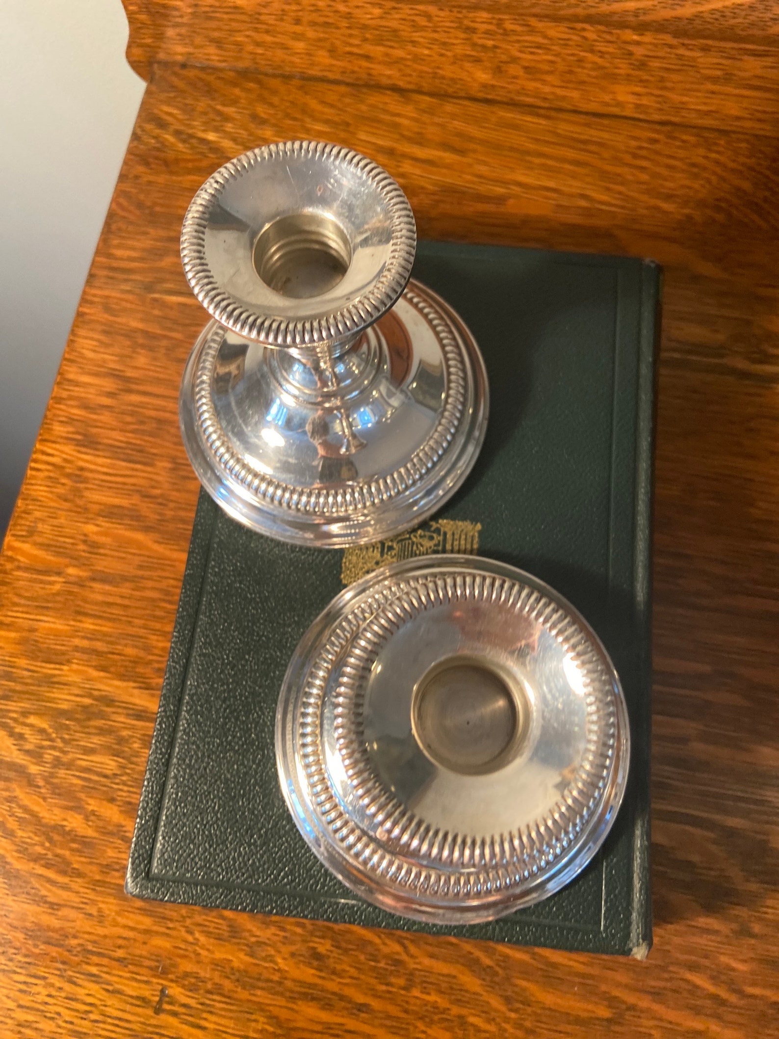 Watrous Sterling Silver Candle Holders Sterling Candlesticks Etsy