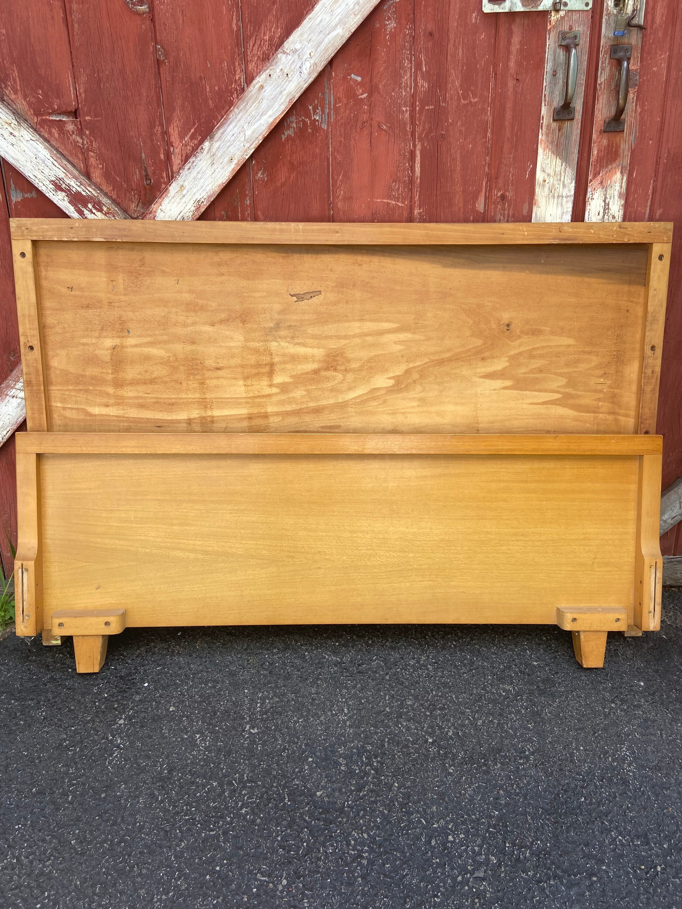 Mid Century Modern Bed Frame Full Size Bed Frame Vintage Etsy