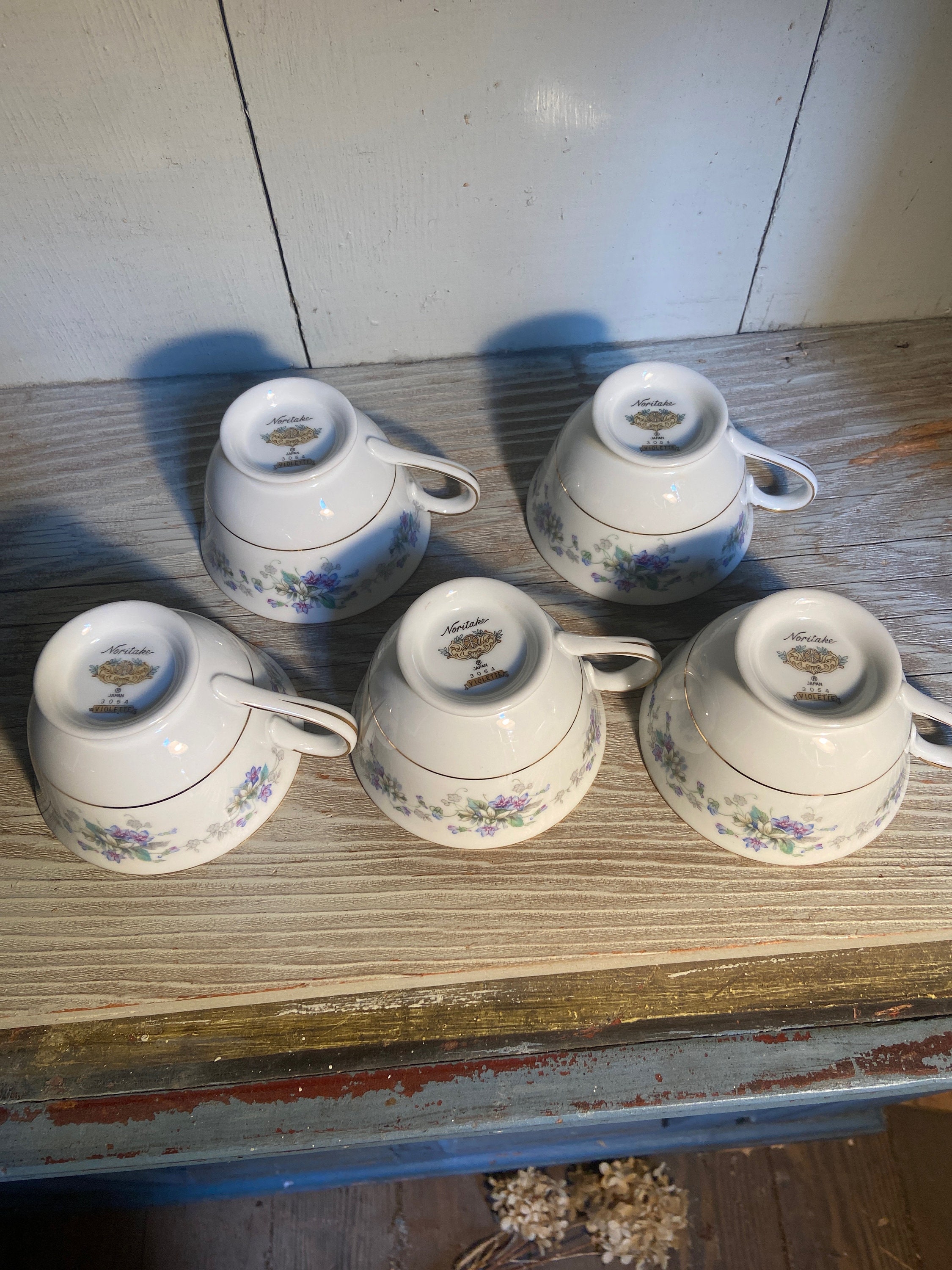 Noritake Violette Cup and Saucer, 3054, Fine China - Etsy