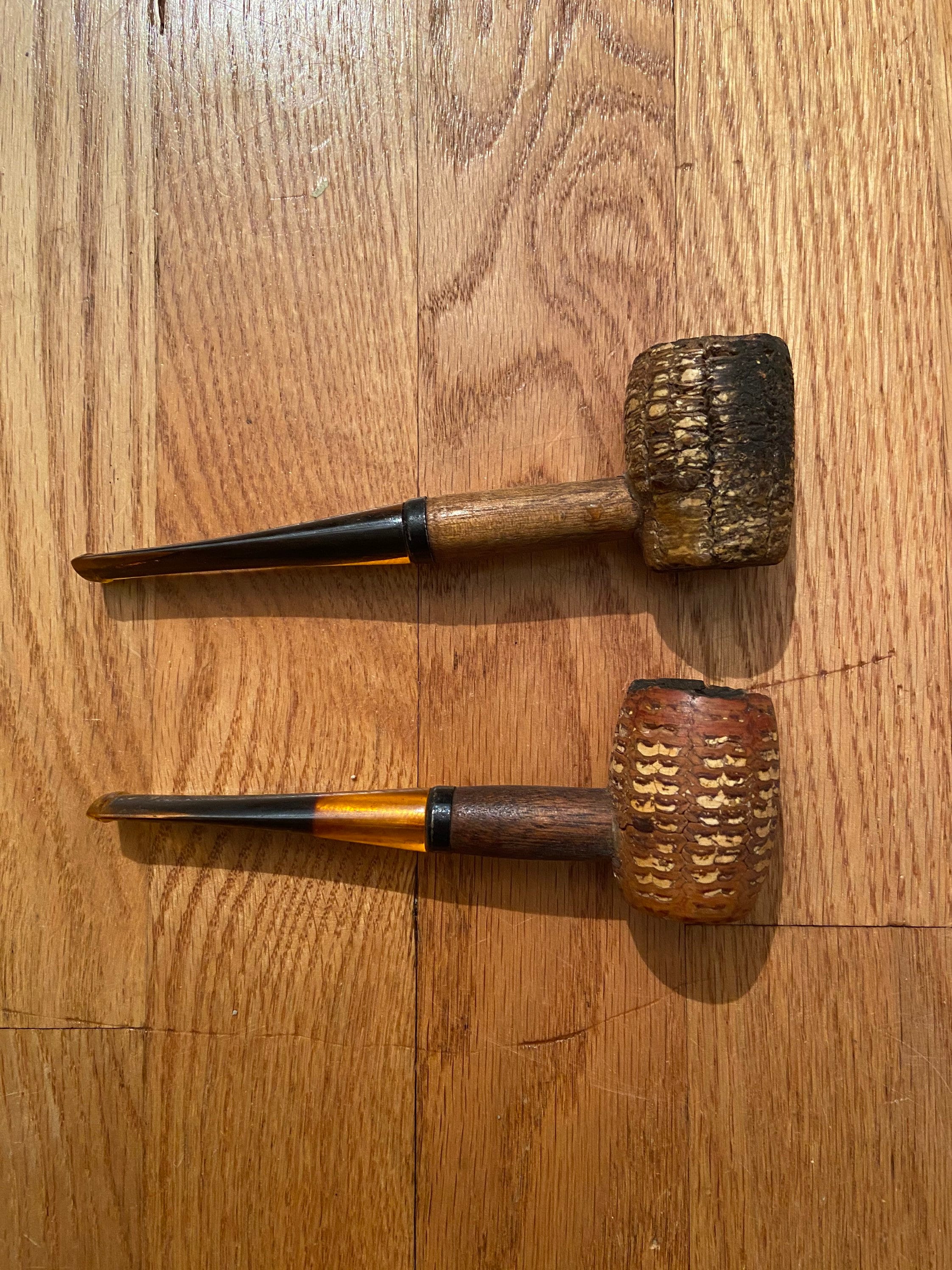 Collectibles Art & Collectibles 2 corn cob pipes vintage estate pipe