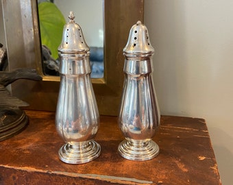 Saleros y pimenteros de plata vintage