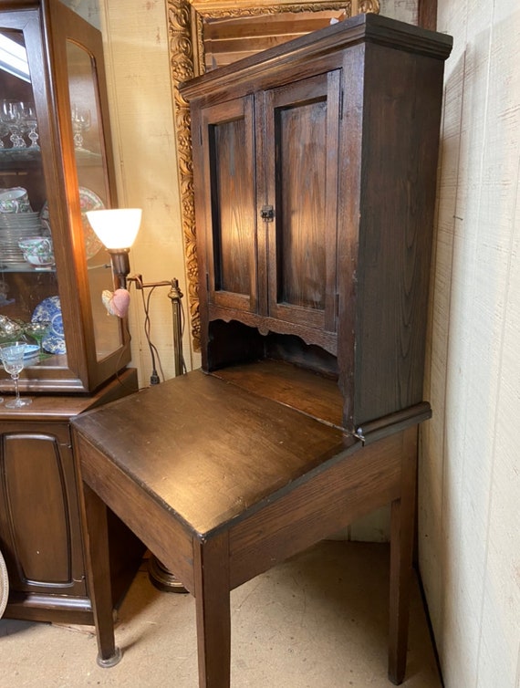 Antique Secretary Desk Plantation Desk Lift Top Desk Primitive