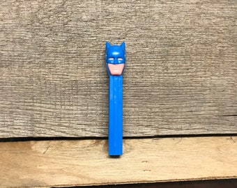 Vintage pez , batman, no feet, blue, pez dispenser, Austria
