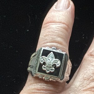 ボーイスカウト　オブ　アメリカ　イーグルスカウト　リング　ヴィンテージ　25号 Vintage Scout Ring - Etsy