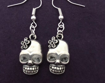Sugar Skull Earrings, Sugar Skull Jewelry