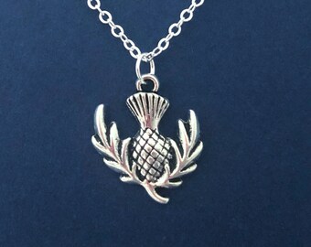 Thistle Charm Necklace