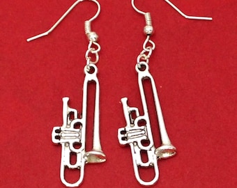 Trombone Earrings, Musical Gifts