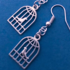 Bird Cage Earrings, Bird Cage Gift