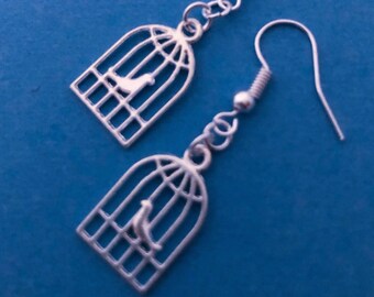 Bird Cage Earrings, Bird Cage Gift