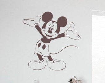 Disney Mickey Mouse reusable STENCIL for kids room wall interior decor / reusable stencil