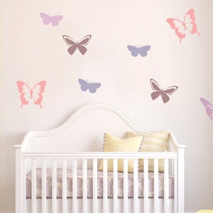 Butterfly Reusable Stencil: Kids Room Decor