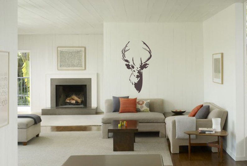 Deer with Antlers reusable STENCIL for home wall interior decor / reusable stencil image 3