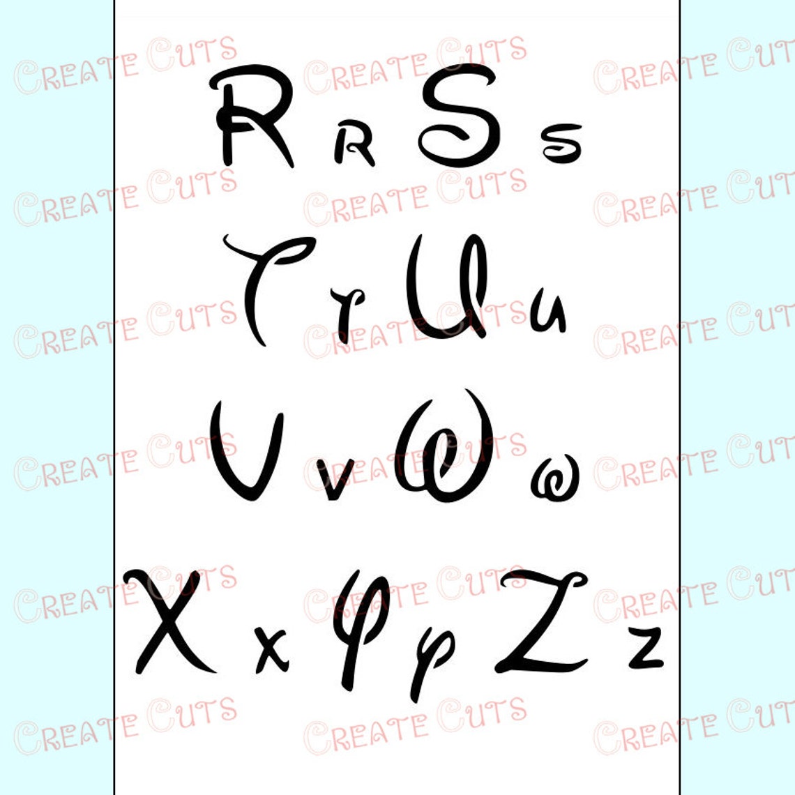 Disney Alphabet Letters Reusable STENCIL / for Kids / Not a Etsy