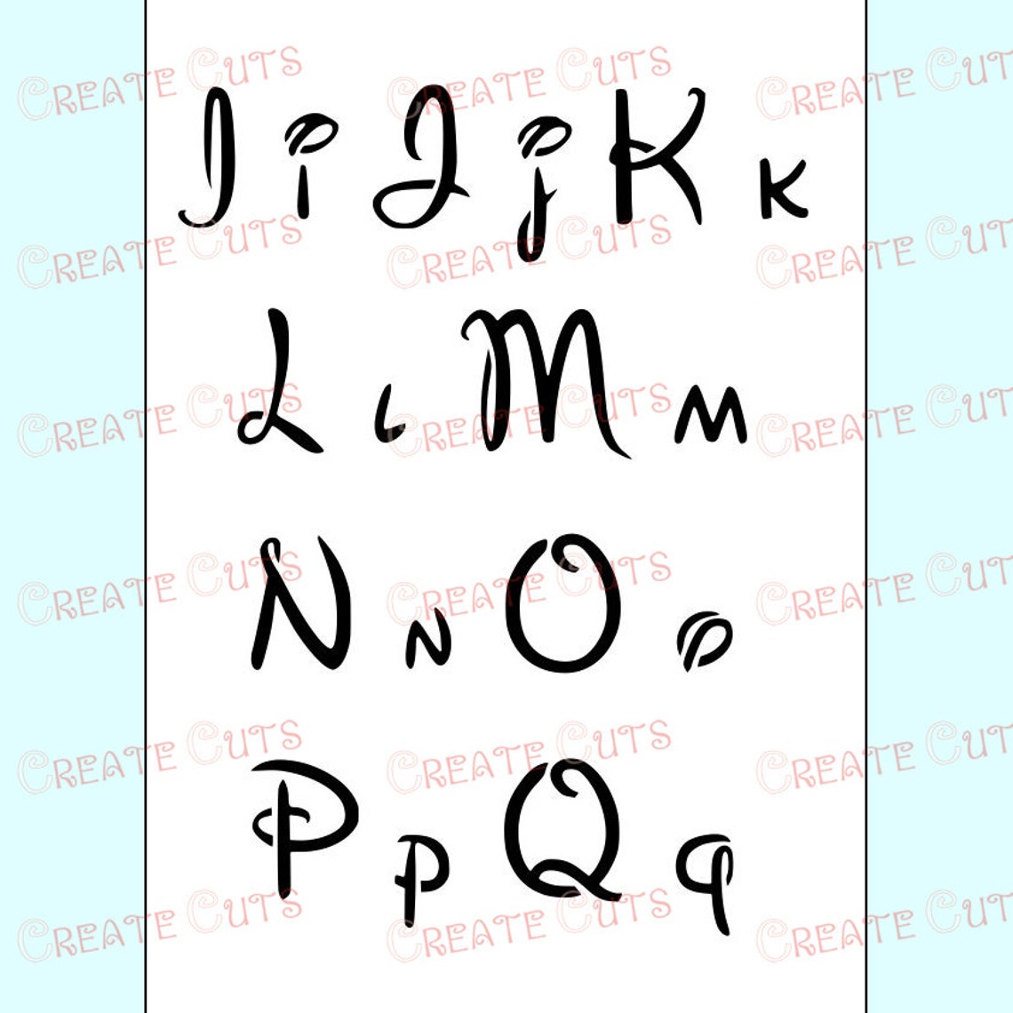 Disney Alphabet Letters Reusable STENCIL / for Kids / Not a Etsy