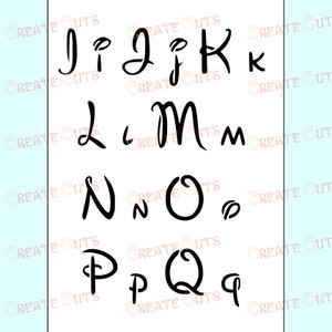Disney Alphabet Letters Reusable STENCIL / for Kids / Not a - Etsy