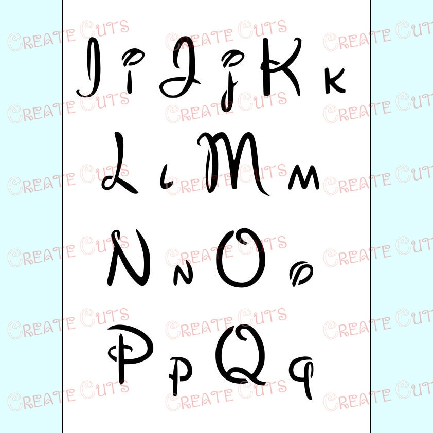 Disney Alphabet Letters Reusable STENCIL / for Kids / Not a - Etsy