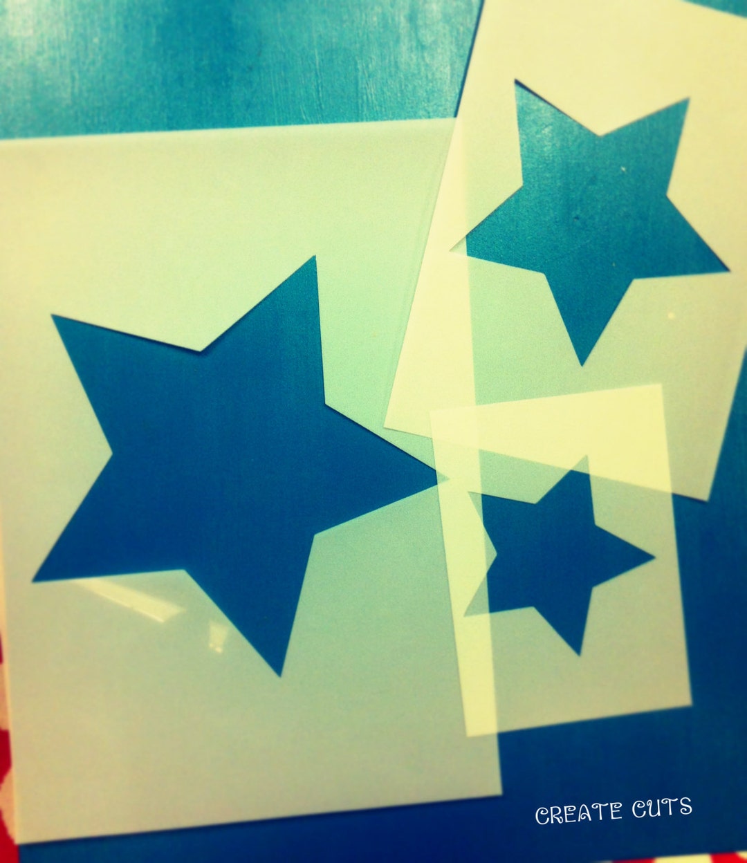 Star Set Reusable STENCIL for Room Wall Interior Decor / - Etsy