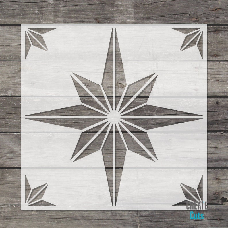 Star Tile STENCIL / Tile Template / Wall Floor Repeat Pattern | Etsy Canada