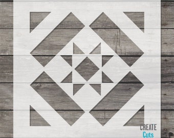 Cardiff classic STENCIL / Tile template / Reusable bathroom, kitchen Wall, Floor Repeat Pattern