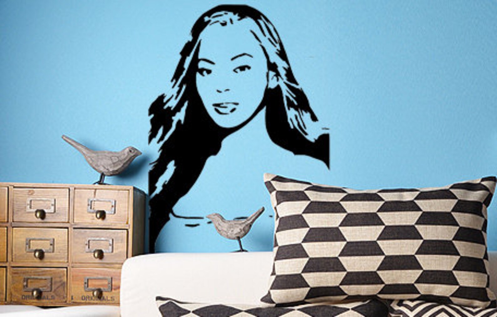 Beyonce STENCIL Famous People Face Template Singer Reusable Craft Wall ...