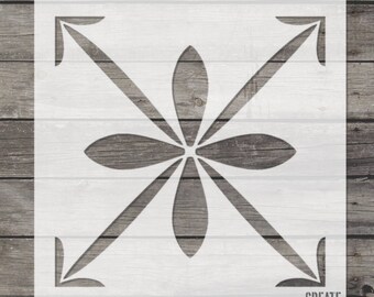 Carmona Tile Stencil: Reusable Wall & Floor Pattern Template