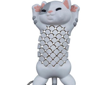 Articulated Flexi Cat – 3D Printed Fidget Toy, Desk Companion