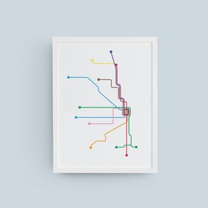 Chicago L Transit Map - CTA Map - ThisCityMaps