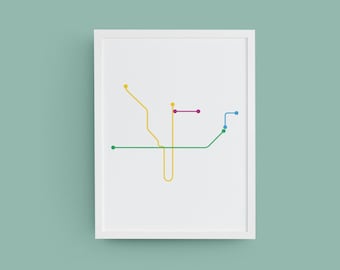 Toronto Subway Map - ThisCityMaps