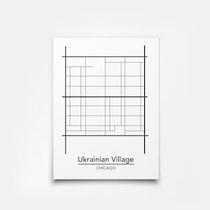 Ukrainian Village - Chicago Neighborhood Map - ThisCityMaps