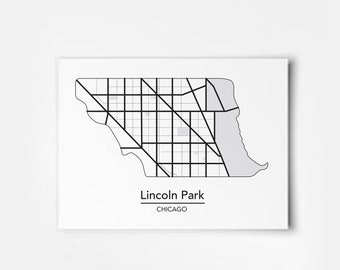 Lincoln Park - Chicago Neighborhood Map - ThisCityMaps