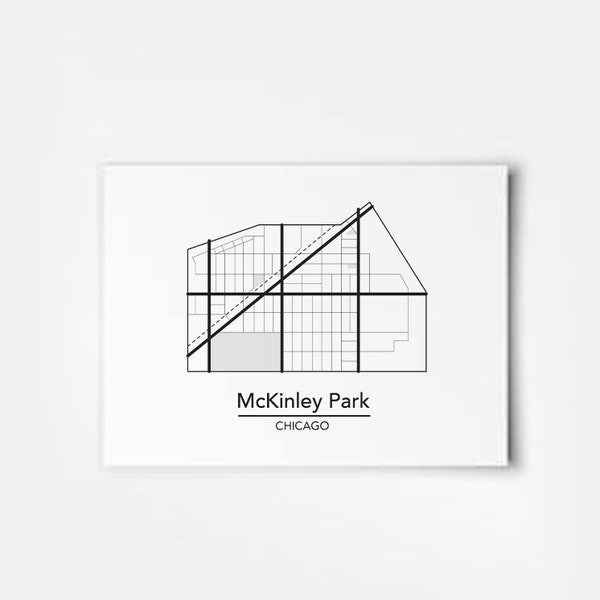 McKinley Park - Chicago Neighborhood Map - ThisCityMaps