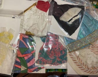 Barbie Clothes Vintage 1960s and 1970s Barbie Out for the Evening Dress Up Clothes