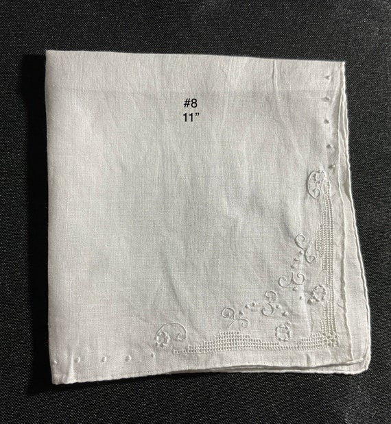 Handkerchiefs Crisp White Mens Handkerchiefs Anti… - image 9