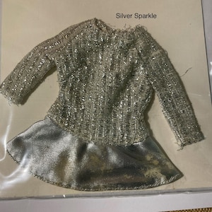 Barbie Clothes Vintage Assorted Varieties 1960s and 1970s Silver Sparkle