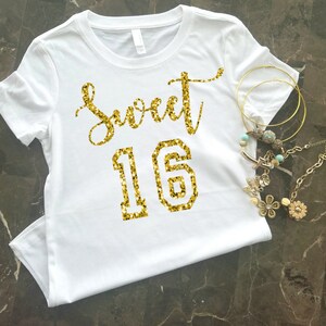 Sweet 16 Shirt, Birthday Girl Shirt, Sweet Sixteen Shirt, 16th Birthday Shirt, Sweet 16 Gift, Happy Birthday Shirt, Teen Birthday Shirt