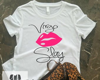 Virgo Birthday Shirts For Women, Birthday Slay Shirt, Birthday Diva, Birthday Shirt, Birthday Shirt, Birthday Girl, Black and Hot Pink Shirt