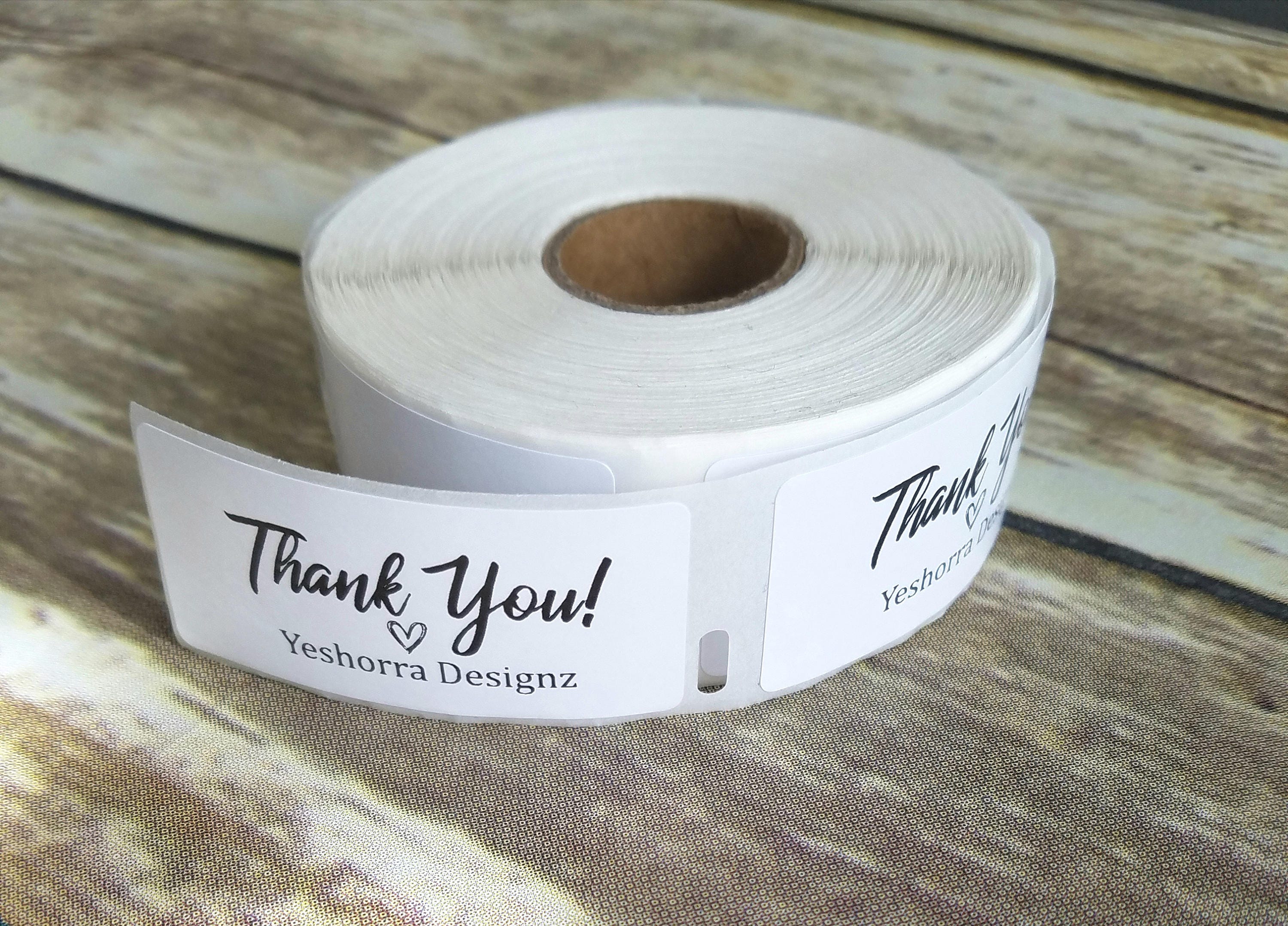 Personalized Thank You Labels Customized Thank You Labels Etsy