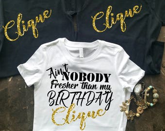 Birthday Group Shirts, Birthday Party Shirts, Birthday Clique Shirts, Birthday Squad, Birthday Click, I'm With The Birthday Girl,