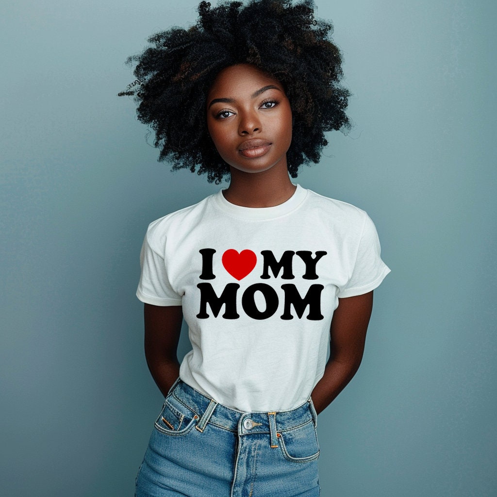I Love My Mom Sweatshirt Etsy UK