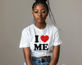 I Heart Me Shirt, I love Myself Shirt, I Love Me Tee, Statement Tee, Slogan Tee, Vintage Tee, 90's Vibe