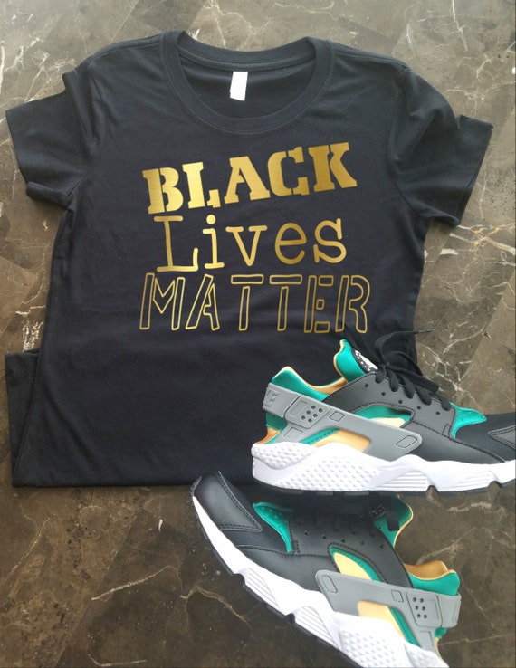 Black Lives Matter Shirt, BLM Shirt, Equal Rights Shirt, Black History Shirt, Equal Rights Activist Shirt, Black and Gold
