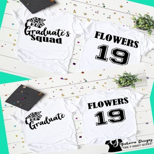 Graduate Shirt, Graduate Group Shirts, CHOOSE Shirt & Text Color, Graduate Squad Shirts, Customized Graduate Shirt, 2019 Graduation Shirts
