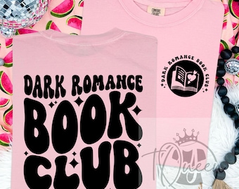 Dark Romance Buchclub-Hemd | Würziges Bücherwurm Tee | Dark Academia Ästhetik Shirt | Romantik Geschenk für Leseratten | Book Club T-Shirt für Sie