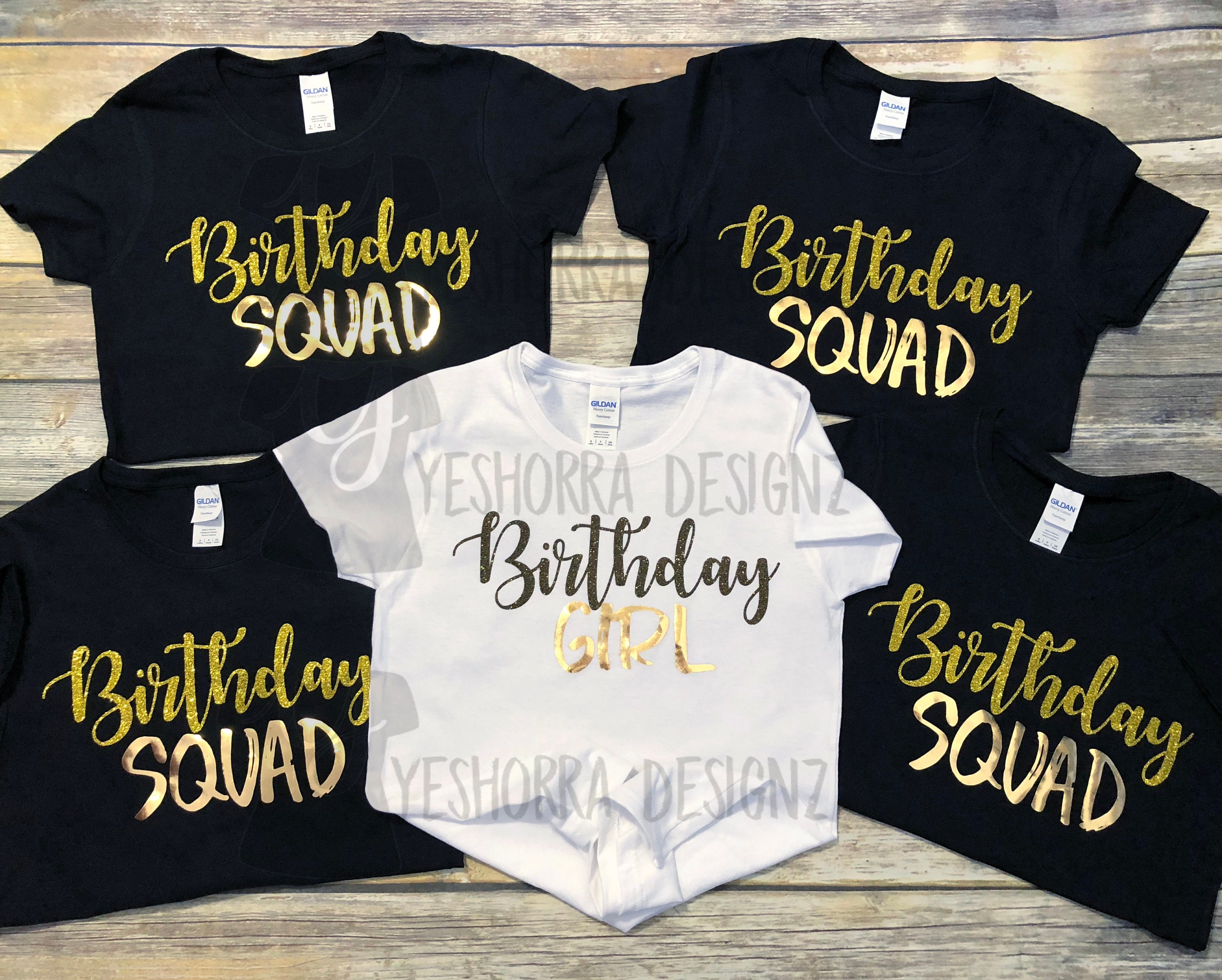 Birthday Squad Shirts Birthday Party ...