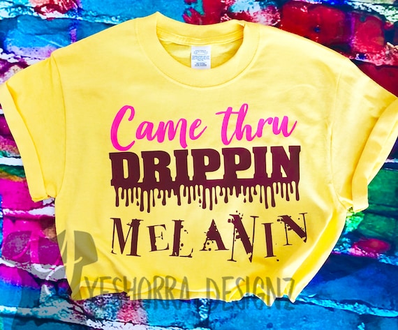 Melanin T-Shirt: Cocoa Cutie Shirt Melanin Poppin Melanin T-Shirt: Cocoa Cutie Shirt Melanin Poppin