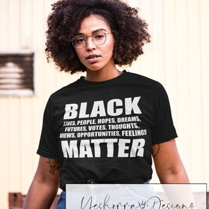 Camiseta Black Lives Matter, camiseta BLM, camiseta de protesta, camiseta de historia negra, camiseta de activista, sin justicia no hay paz, empresa propiedad de negros