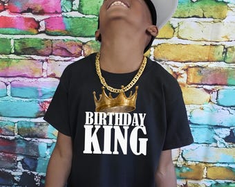 Birthday King Shirt, Adult Sizes Available